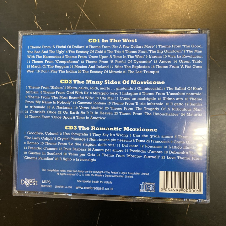 Ennio Morricone - The Genius Of Ennio Morricone 3CD (VG+/M-) -soundtrack-